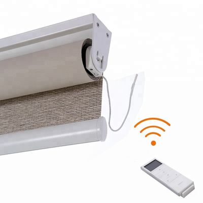 پرده پنجره هوشمند روز شب به سبک گورخری دولایه با کنترل هوشمند