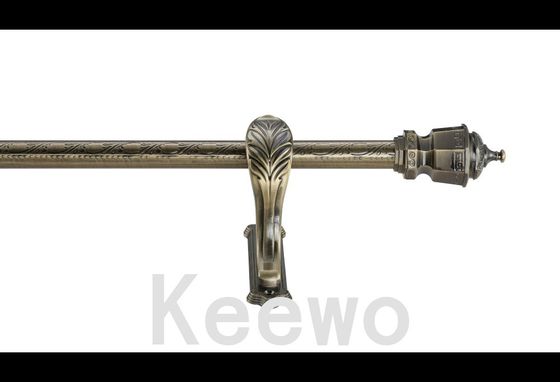 17 سال کارخانه چین میله های پرده پیچ و تاب فلزی عمده فروشی در قطب های پرده لوازم جانبی را دنبال می کند
