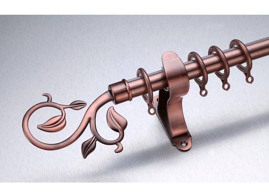 میله پرده کنیا درپوش انتهای گرد 72 تا 144 اینچ لکه دار