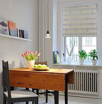 فابریک لوکس خاموشی Zebra Roller Blinds Rope Control for Windows