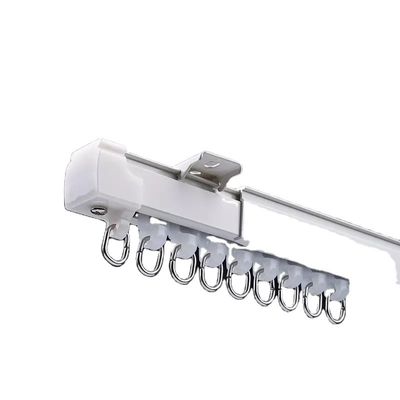 مجموعه مسیر پرده کششی دیواری سقفی سنگین آلومینیومی 1.1-2.1 متری