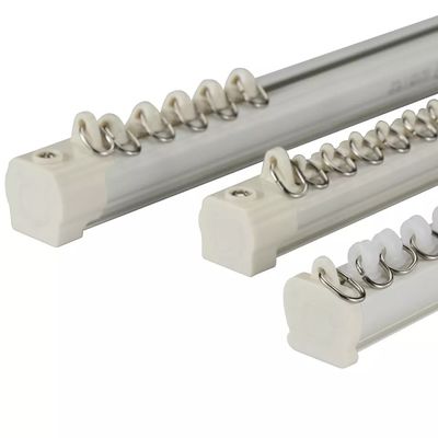 مجموعه مسیر پرده کششی دیواری سقفی سنگین آلومینیومی 1.1-2.1 متری