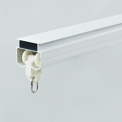 قیمت پرده پرده به طول 6 متر میله و ریل فلزی سفید آلومینیومی از کارخانه فوشان