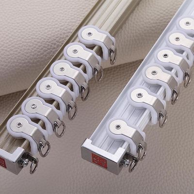 مسیر پرده آلومینیومی قابل خم شدن، ریل پرده منحنی برای پنجره خلیج