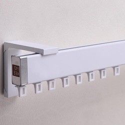 مسیر پرده بی صدا آلومینیومی فلزی سفید مشکی رنگ ODM OEM