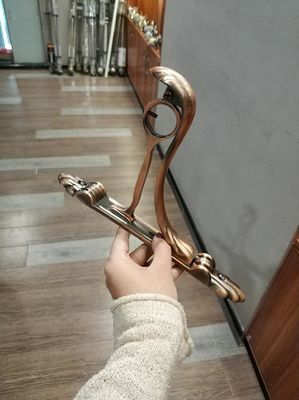 دو براکت پرده دیواری 28 میلی متری 19 میلی متری سنگین ضد مس
