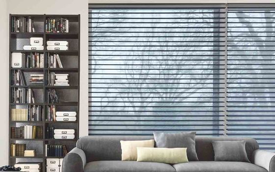 پرده‌های پنجره هوشمند Sun Shade به سبک ShangriLa برای سایه‌زنی کامل با نور