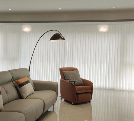 دستی لوکس پنجره پرده عمودی 89mm 127mm اندازه برای کنفرانس هتل
