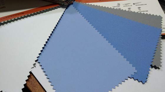 100% نرخ باز شدن دستی کرکره غلتکی چند رنگ با پوشش آبی روشن