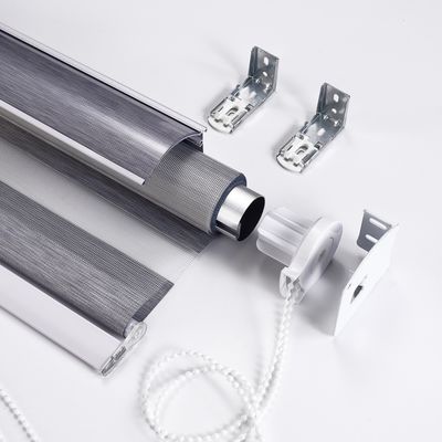 پرده پنجره هوشمند روز شب به سبک گورخری دولایه با کنترل هوشمند